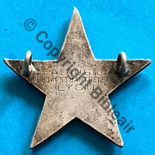 63.1.1 1eDRILLE F.553 GB.1.63 A.AUGIS ST.BARTH LYON 3Lignes grave 2Anneaux Dos lisse Src.mesnil01 137Eur02.25 
